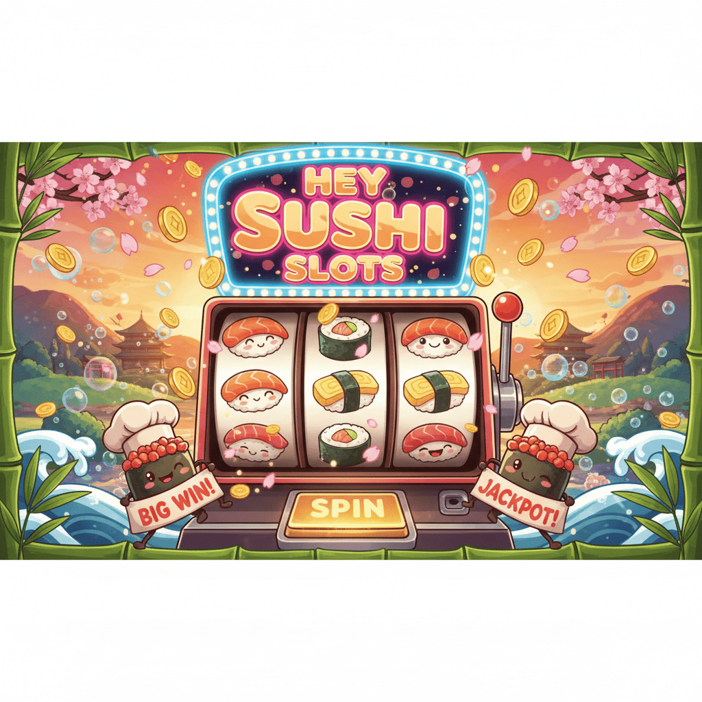Hey Sushi: Mari Berputar! Dapatkan Putaran Gratis dan Jackpot yang Lezat